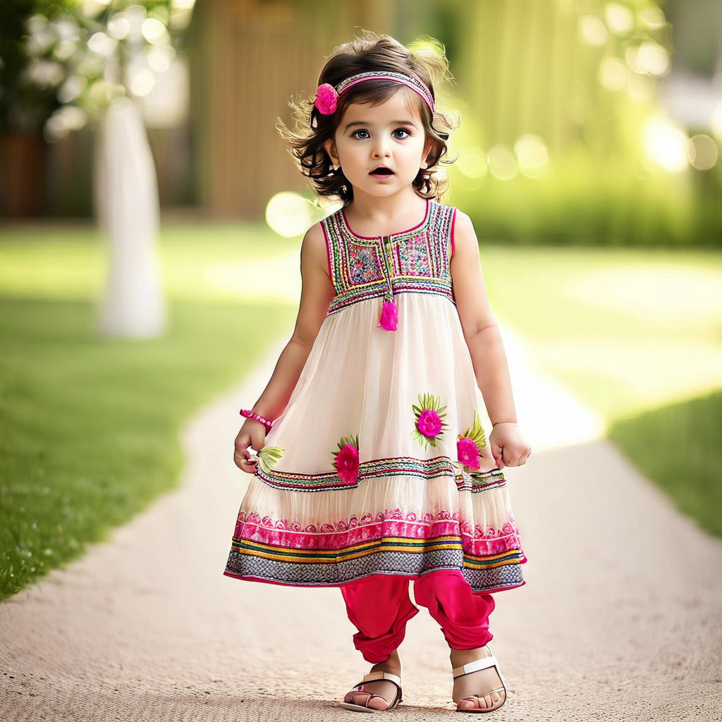 Baby Girl Summer Dresses in Pakistan 2 1