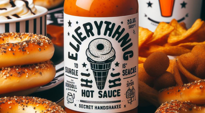 “Unlocking Flavor: everything bagel hot sauce x secret handshake food co.”